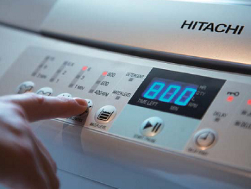 Máy giặt có thể tự làm sạch lồng giặt của Hitachi